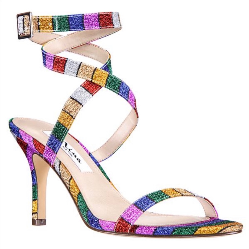 Multi Metallic Sandals